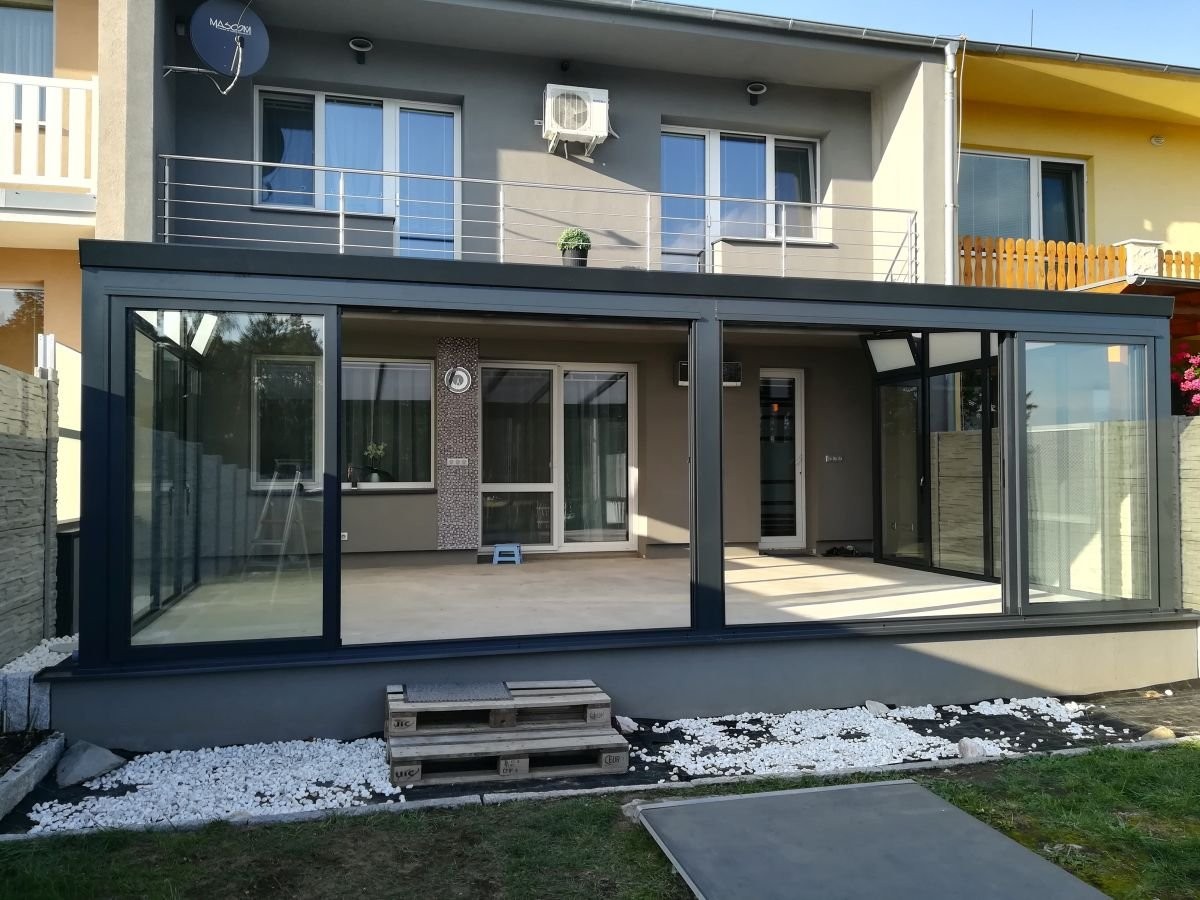 hliníková zimní zahrada otevřená